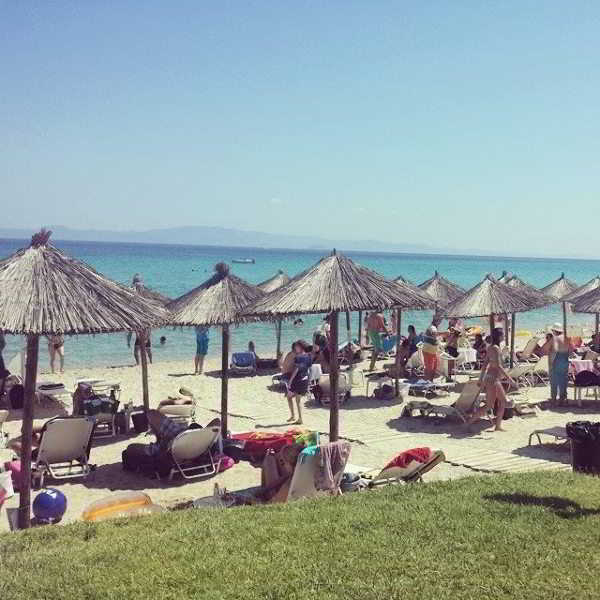 Al Mare Hotel โปไลโครโน ภายนอก รูปภาพ